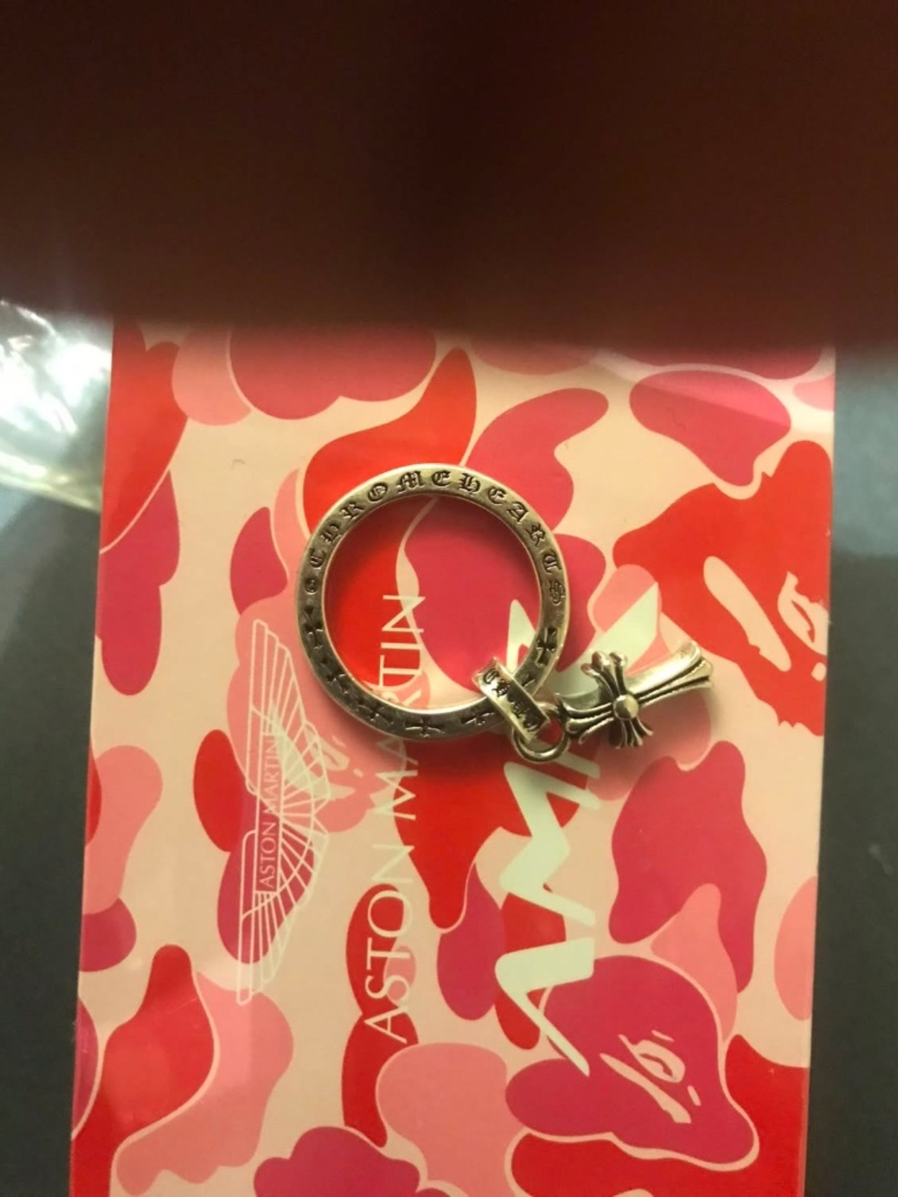 Chrome hearts, dagger cross hanging ring